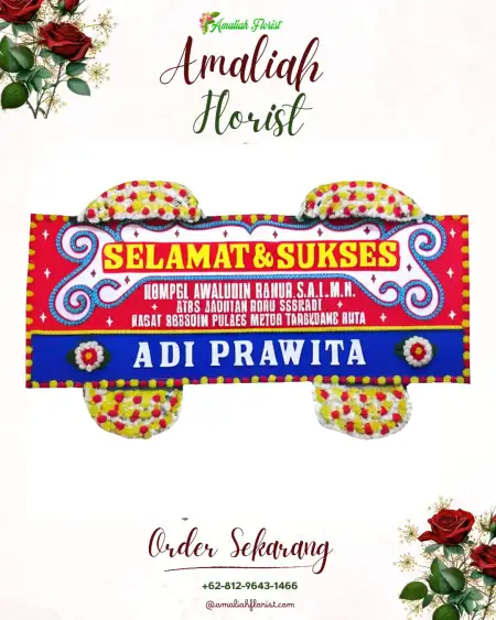 Papan Bunga Ucapan Selamat Abenaho